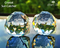 Crystal Sun Catcher Hanging Ornament - www.blissfulagate.com