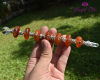 Seven Chakra Tumbled Stone Wand