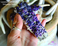 Lavender Sage Smudging Tool - www.blissfulagate.com