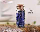 Orgonite Lapis Lazuli Gemstone Mini Bottle Wishing Bottle - www.blissfulagate.com