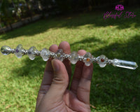 Clear Quartz Tumbled Stone Wand - www.blissfulagate.com