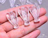 Clear Quartz Guardian Angel Stone Angel Fengshui Angel 5.5 cm - www.blissfulagate.com