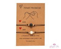 Lava Stone Couple String Bracelets - www.blissfulagate.com