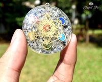 Orgonite Gemstone Pendant - www.blissfulagate.com