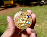 Orgonite Gemstone Pendant - www.blissfulagate.com