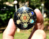 Orgonite Gemstone Pendant - www.blissfulagate.com