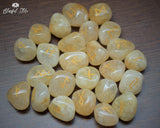 Yellow Aventurine Rune Stones Set - www.blissfulagate.com