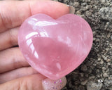 Orgonite Rose Quartz Gemstone Heart - www.blissfulagate.com