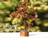 Red Jasper Gemstone Chipstone Tree