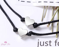 Heart Couple String Bracelets - www.blissfulagate.com