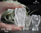 Clear Quartz Guardian Angel Stone Angel Fengshui Angel 5.5 cm - www.blissfulagate.com