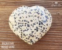 Orgonite Dalmatian Gemstone Heart - www.blissfulagate.com