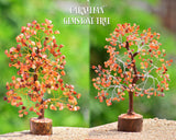 Carnelian Gemstone Chipstone Tree