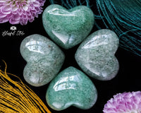 Orgonite Green Aventurine Gemstone Heart - www.blissfulagate.com