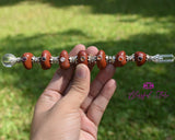 Seven Chakra Tumbled Stone Wand