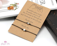 Star Couple String Bracelets - www.blissfulagate.com