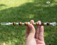 Tiger Eye Tumbled Stone Wand