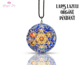 Orgonite Lapis Lazuli Gemstone Pendant - www.blissfulagate.com