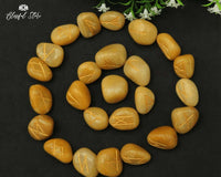 Yellow Aventurine Rune Stones Set - www.blissfulagate.com