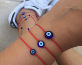 Evil Eye Couple String Bracelets - www.blissfulagate.com