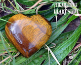 Orgonite Tiger Eye Gemstone Heart - www.blissfulagate.com