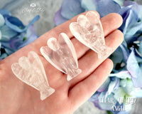 Clear Quartz Guardian Angel Stone Angel Fengshui Angel 5.5 cm - www.blissfulagate.com