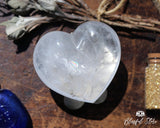 Orgonite Clear Quartz Gemstone Heart - www.blissfulagate.com