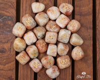 Sunstone Rune Stones Set - www.blissfulagate.com