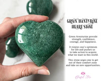 Orgonite Green Aventurine Gemstone Heart - www.blissfulagate.com