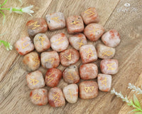 Sunstone Rune Stones Set - www.blissfulagate.com