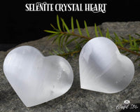 Orgonite Selenite Gemstone Heart - www.blissfulagate.com