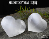 Orgonite Selenite Gemstone Heart - www.blissfulagate.com