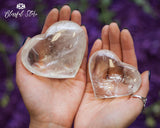 Orgonite Clear Quartz Gemstone Heart - www.blissfulagate.com