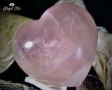 Orgonite Rose Quartz Gemstone Heart - www.blissfulagate.com