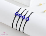 Evil Eye Couple String Bracelets - www.blissfulagate.com