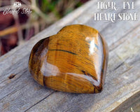 Orgonite Tiger Eye Gemstone Heart - www.blissfulagate.com