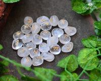 Clear Quartz Rune Stones Set - www.blissfulagate.com