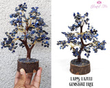 Lapis Lazuli Gemstone Chipstone Tree