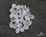 Clear Quartz Rune Stones Set - www.blissfulagate.com