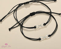 Infinity Charm Couple String Bracelets - www.blissfulagate.com