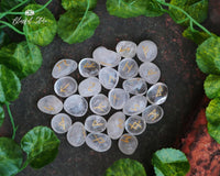 Clear Quartz Rune Stones Set - www.blissfulagate.com