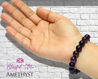 Amethyst Bracelet. - www.blissfulagate.com