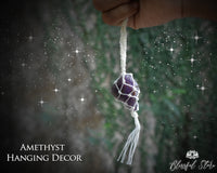 Raw Amethyst Stone Hanging Ornament