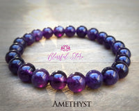 Amethyst Bracelet. - www.blissfulagate.com