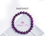 Amethyst Bracelet. - www.blissfulagate.com