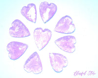 Heart Hand Carved Rose Quartz Gemstone - www.blissfulagate.com