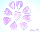 Heart Hand Carved Rose Quartz Gemstone - www.blissfulagate.com