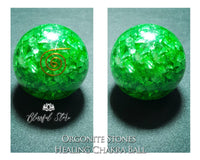 Gemstone Orgone EMF Spheres - www.blissfulagate.com