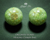 Gemstone Orgone EMF Spheres - www.blissfulagate.com