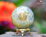 Gemstone Orgone EMF Spheres - www.blissfulagate.com